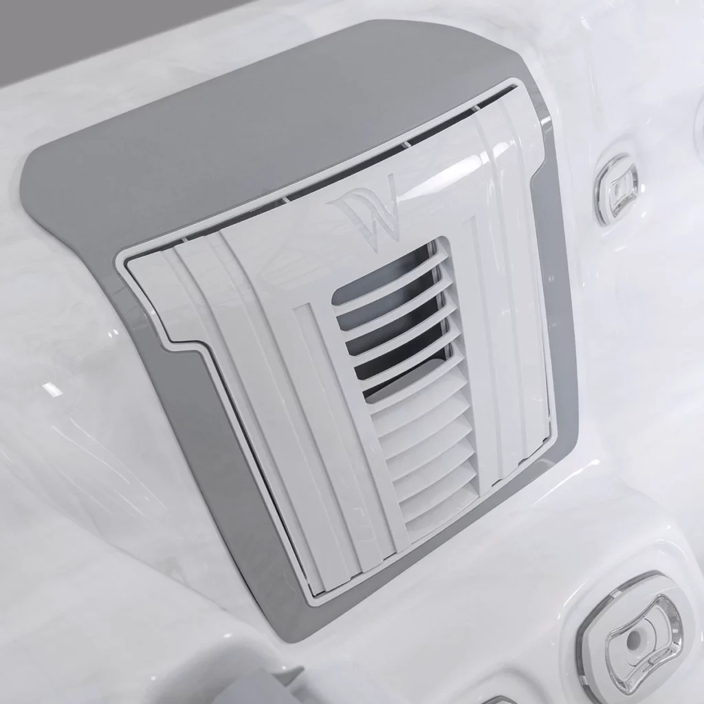 Atlas Life 6-Person Hot Tub interior.