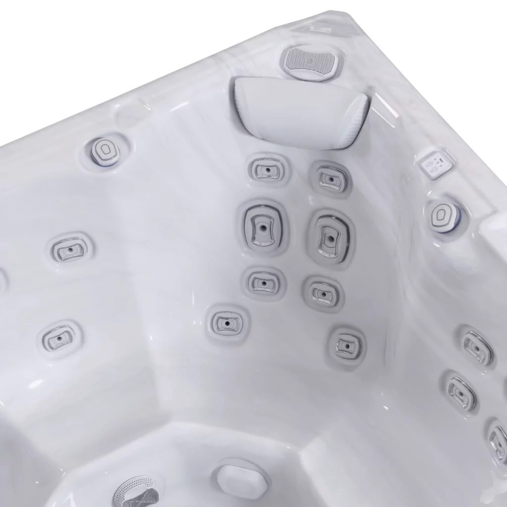 Hydrotherapy massage jets inside the Atlas Life 6-Person Hot Tub for Sale.