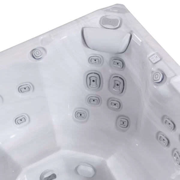 Hydrotherapy massage jets inside the Atlas Life 6-Person Hot Tub for Sale.