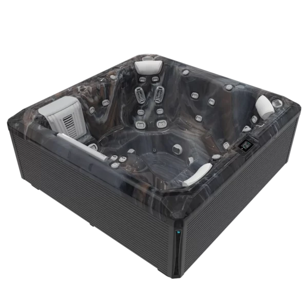 Wellis Atlas life hot tub Midnight canyon view