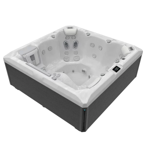 Wellis Atlas life hot tub sterling silver view
