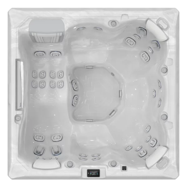 Wellis Atlas life hot tub sterling silver top