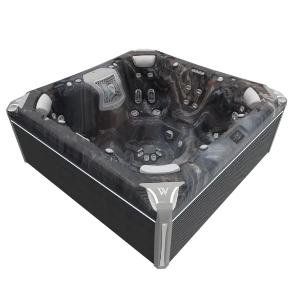 Wellis Elbrus life hot tub Midnight canyon view