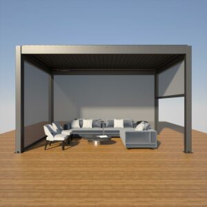 Wellis Motoinflex pergola detail