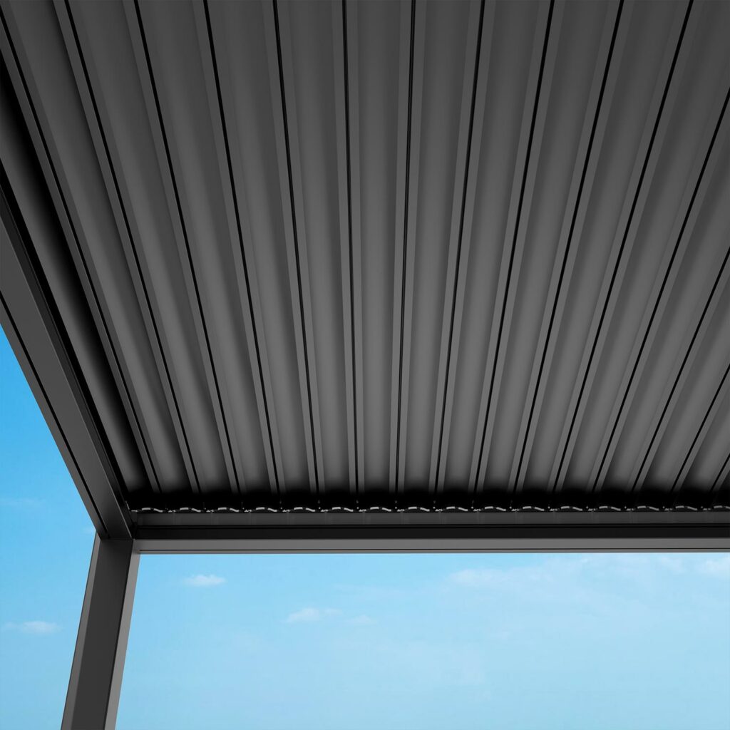 Wellis Motoinflex pergola detail