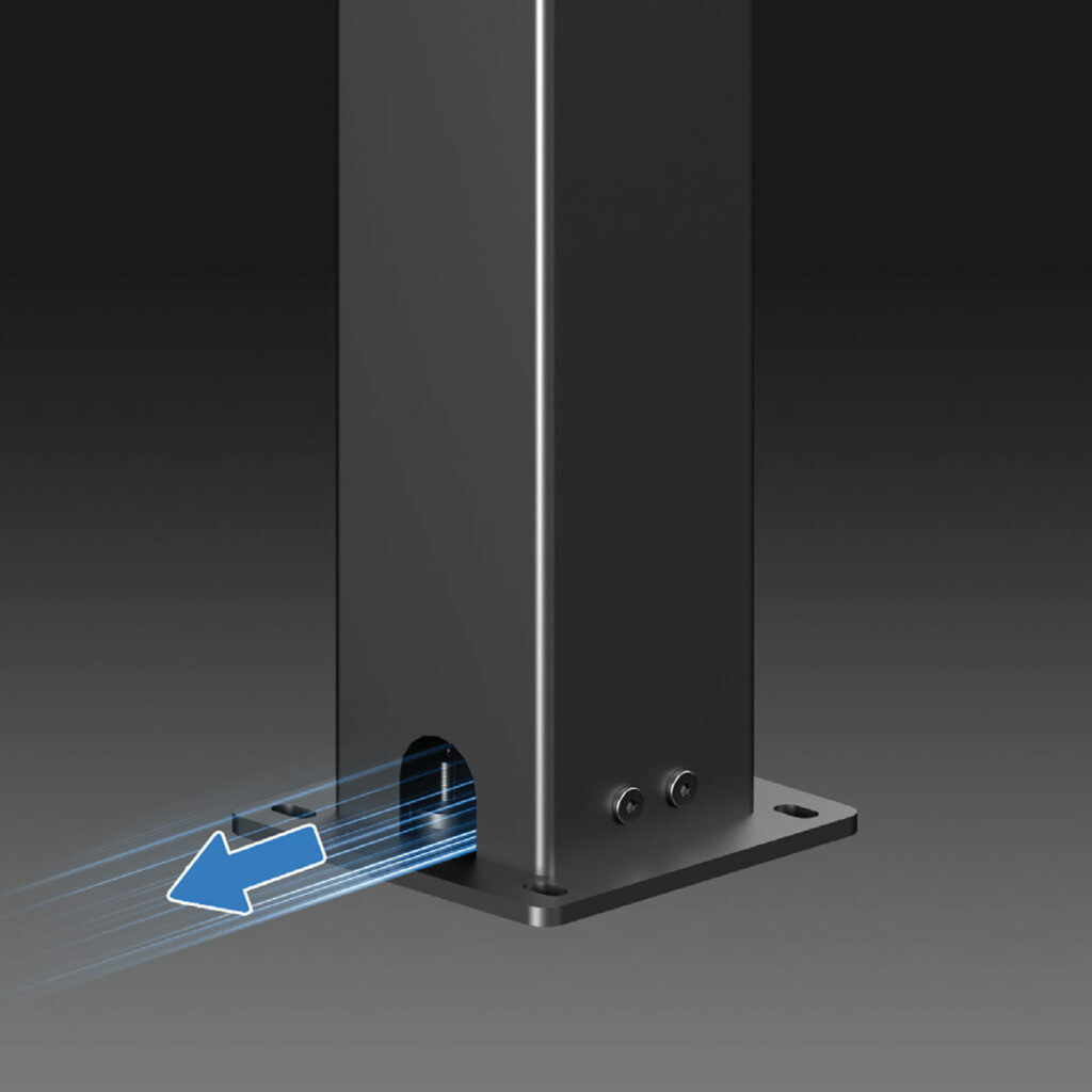 Wellis Motoinflex pergola detail