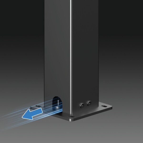 Wellis Motoinflex pergola detail