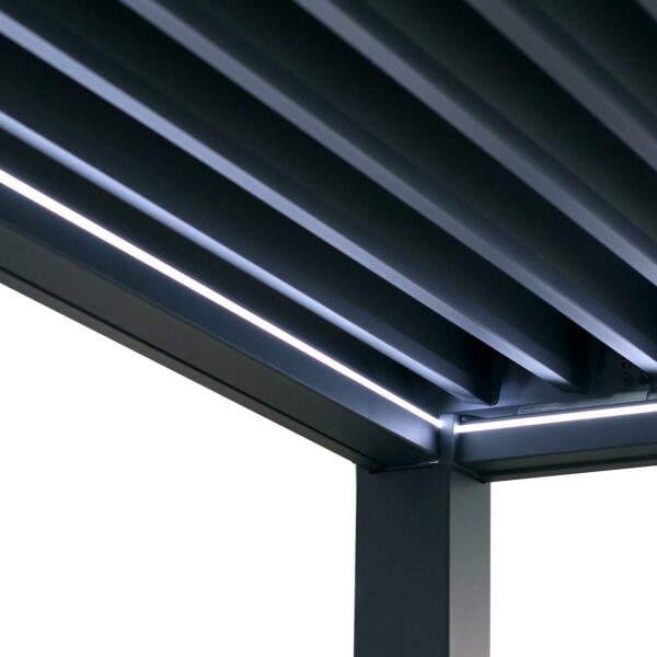 Wellis Motoinflex pergola detail