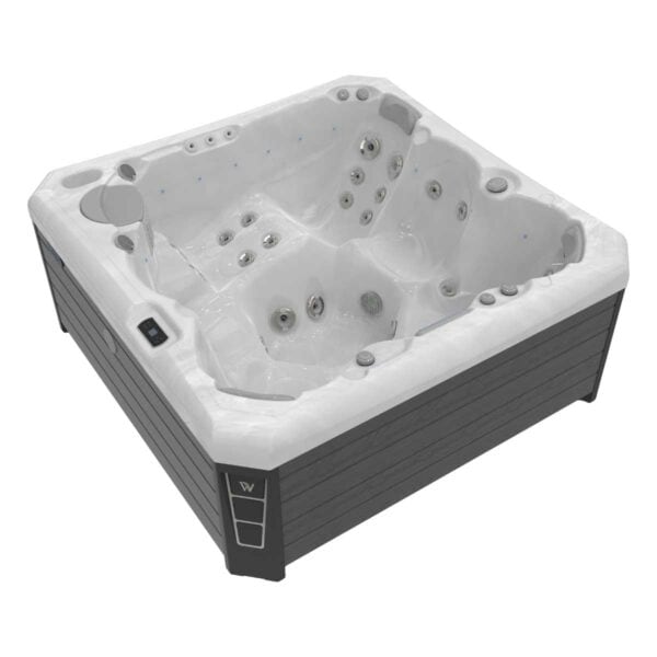 Wellis Malaga Life hot tub sterling silver view