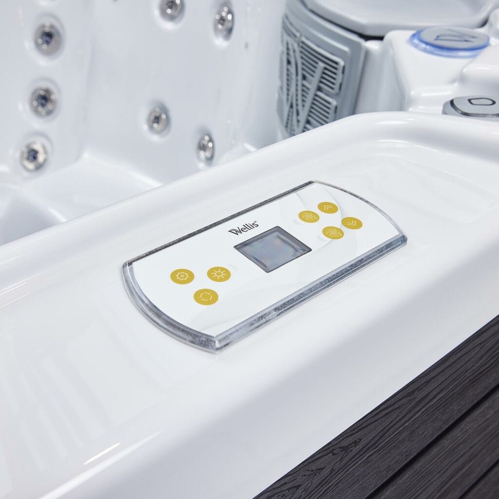 Wellis Prague Life hot tub detail view