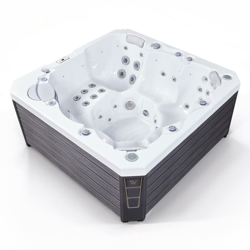 Wellis Prague Life hot tub side view