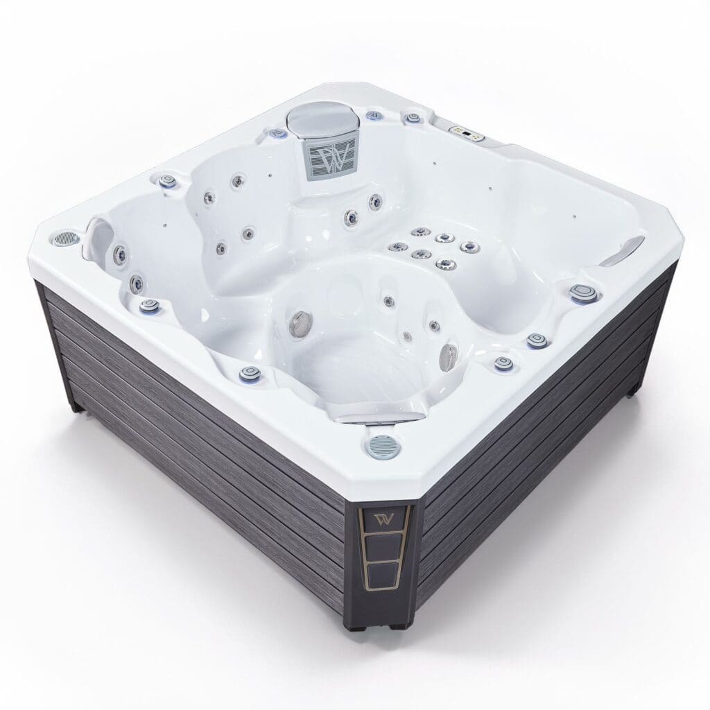 Wellis Prague Life hot tub side view