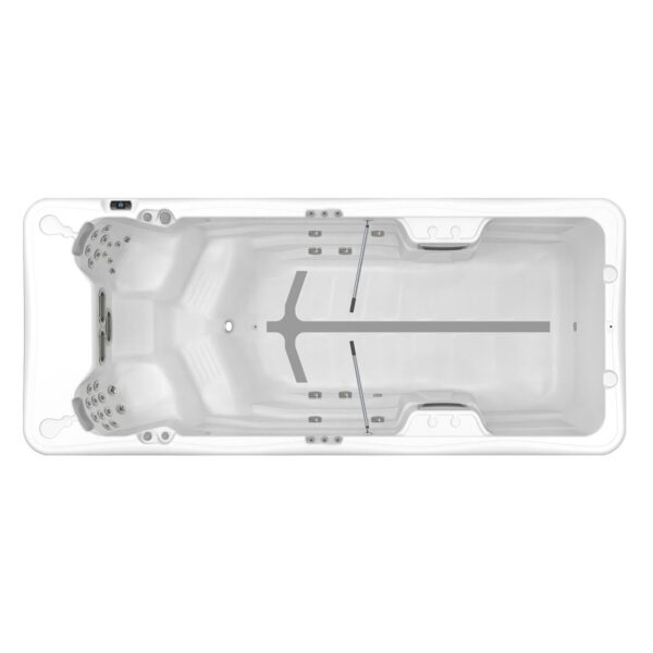 Amazon Riverjet swim spa top view